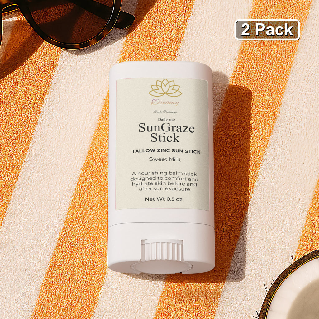 2 Pack Tallow Zinc Sun Stick