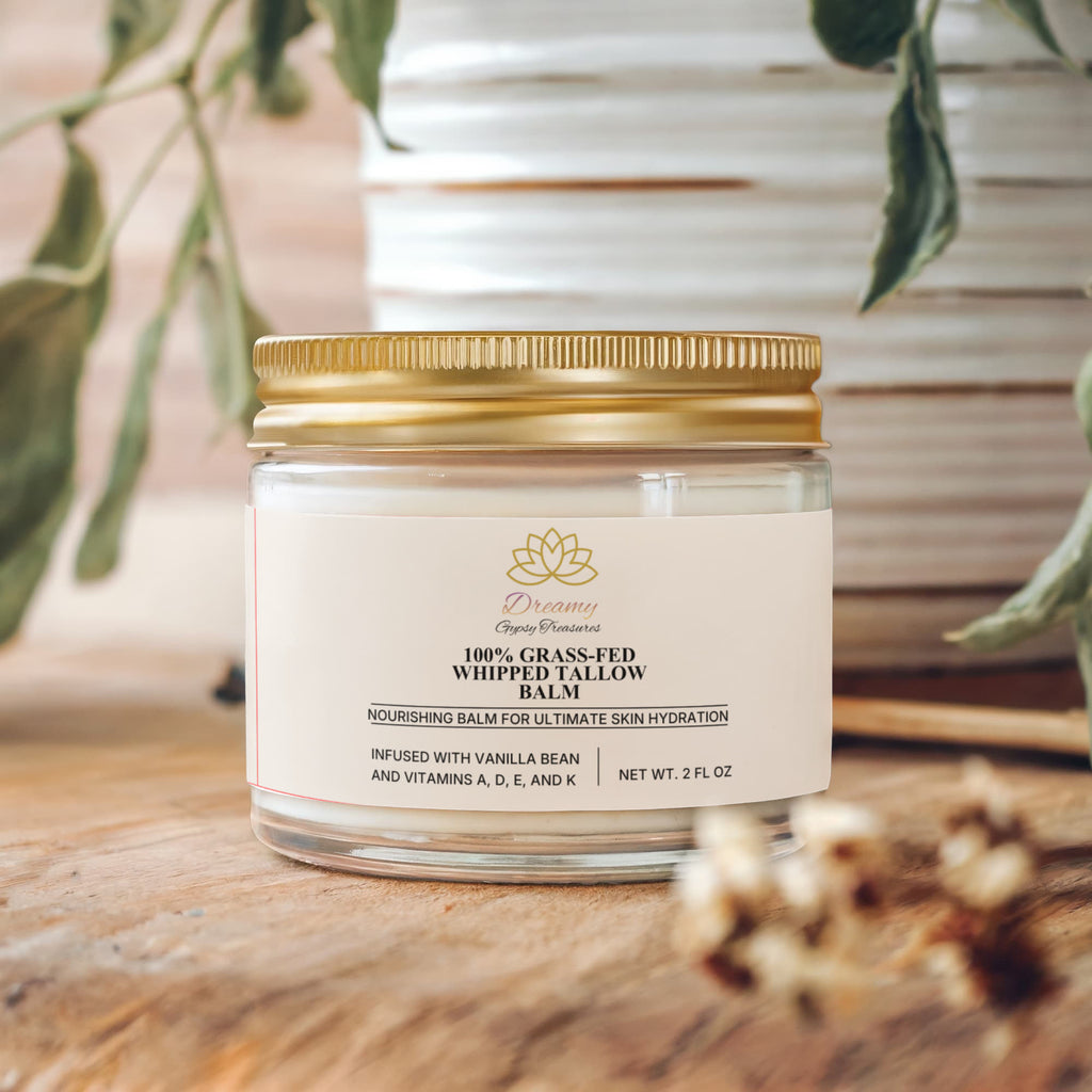 Whipped Grass-Fed Tallow Balm with Vanilla Bean