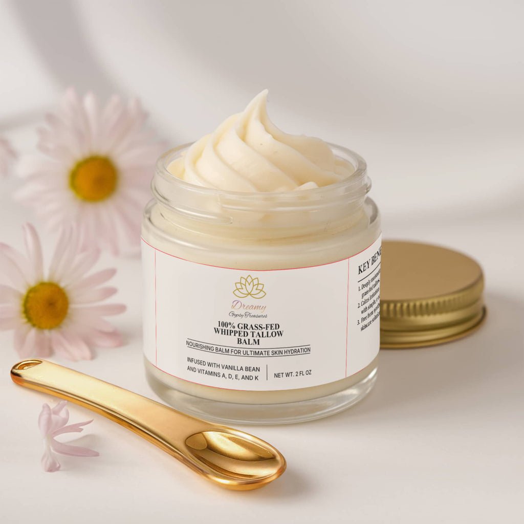 Whipped Grass-Fed Tallow Balm with Vanilla Bean