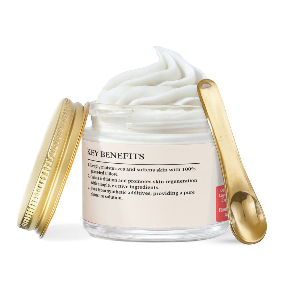 Whipped Grass-Fed Tallow Balm with Vanilla Bean